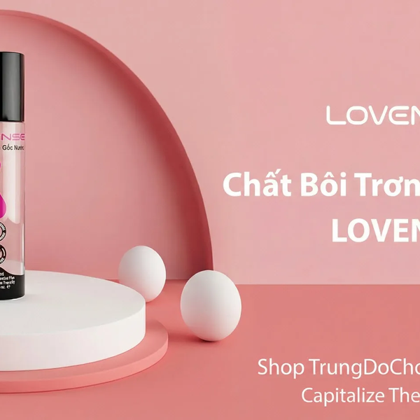 Trải Nghiệm Cuộc Yêu Trọn Vẹn Cùng Lovense Water Based Lubricant 100ml 