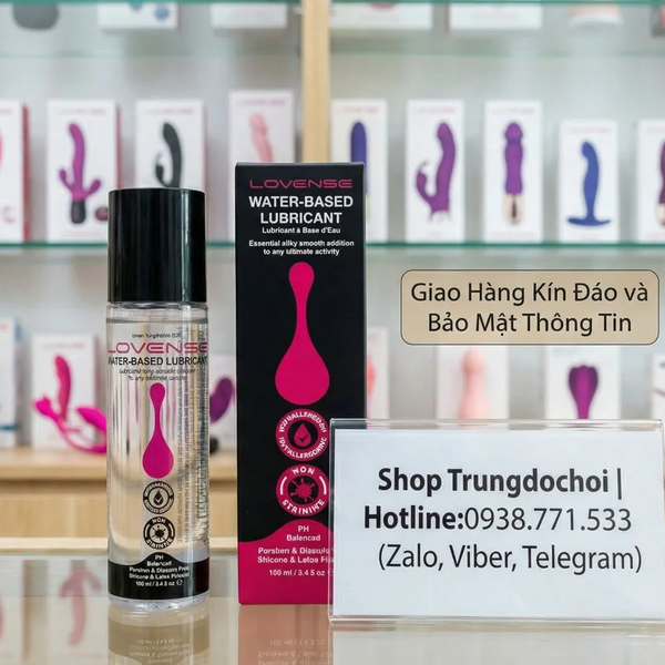 Trải Nghiệm Cuộc Yêu Trọn Vẹn Cùng Lovense Water Based Lubricant 100ml 