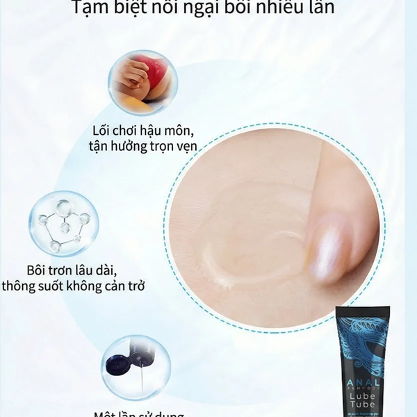 Gel bôi trơn hậu môn Orgie Anal Lube Tube 100ml