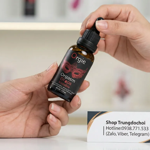 Orgie Orgasm Drops Kissable Chỉ 2-3 Giọt, Âm Vật Bừng Sóng Ấm Nóng Và Ngứa Ran