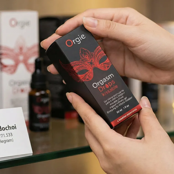 Orgie Orgasm Drops Kissable Chỉ 2-3 Giọt, Âm Vật Bừng Sóng Ấm Nóng Và Ngứa Ran