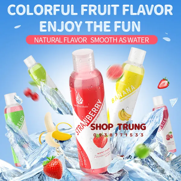 Gel Bôi Trơn Hương Trái Cây - Nếm Vị Ngọt, Thăng Hoa Cảm Xúc