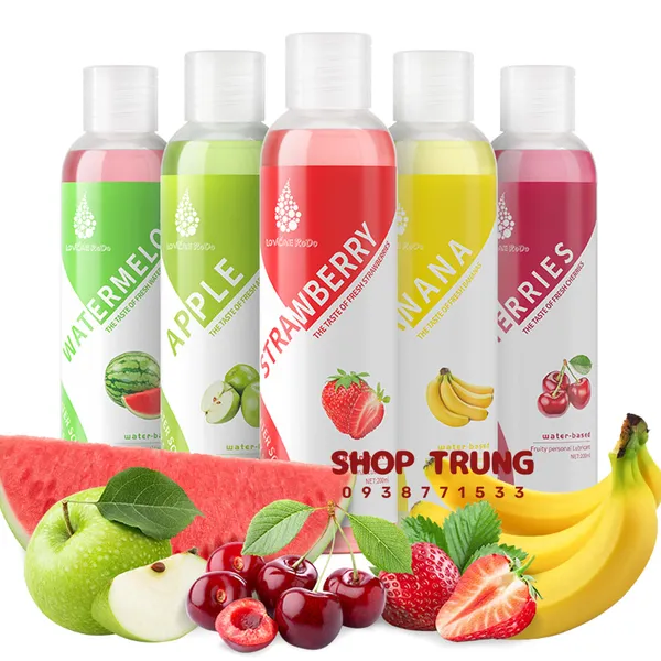 Gel Bôi Trơn Hương Trái Cây - Nếm Vị Ngọt, Thăng Hoa Cảm Xúc