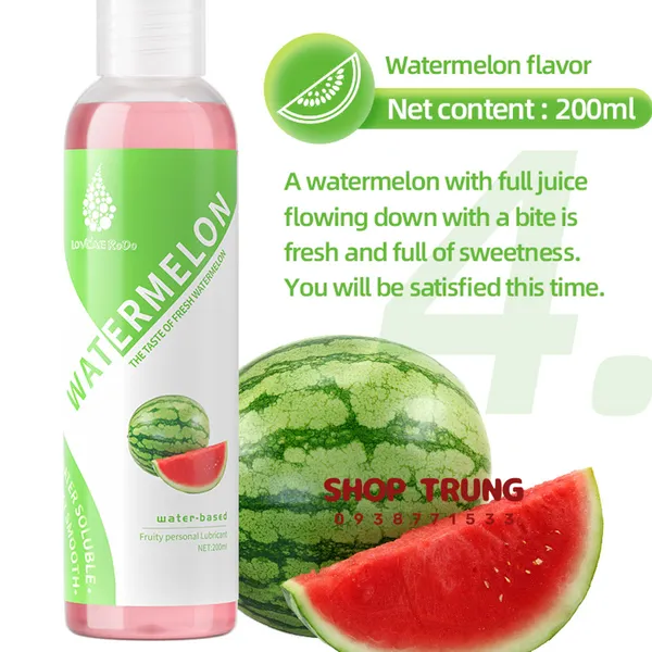 Gel Bôi Trơn Hương Trái Cây - Nếm Vị Ngọt, Thăng Hoa Cảm Xúc