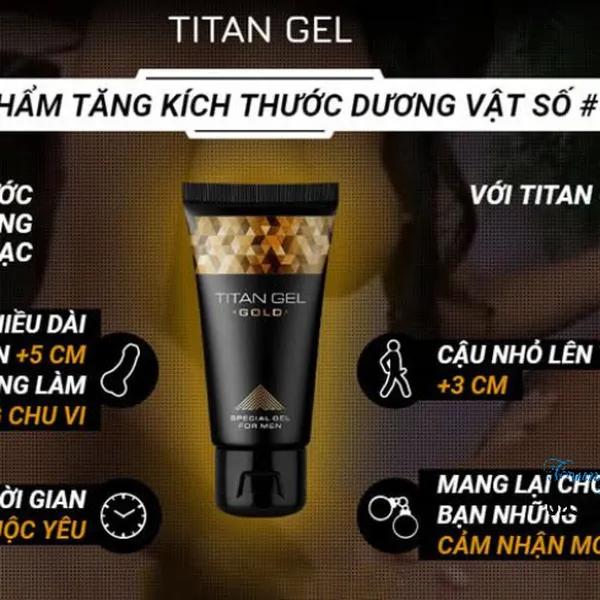Gel titan Gold mang đến trải nghiệm tuyệt vời
