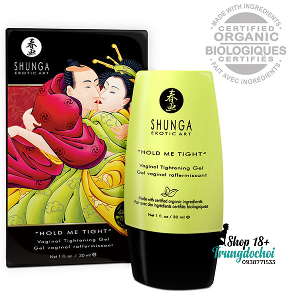 Gel Se Khít Âm Đạo Shunga Hold Me Tight Tăng Ma Sát, Tăng Cảm Giác, Cho Đêm Chạm Đến Trọn Vẹn Hơn