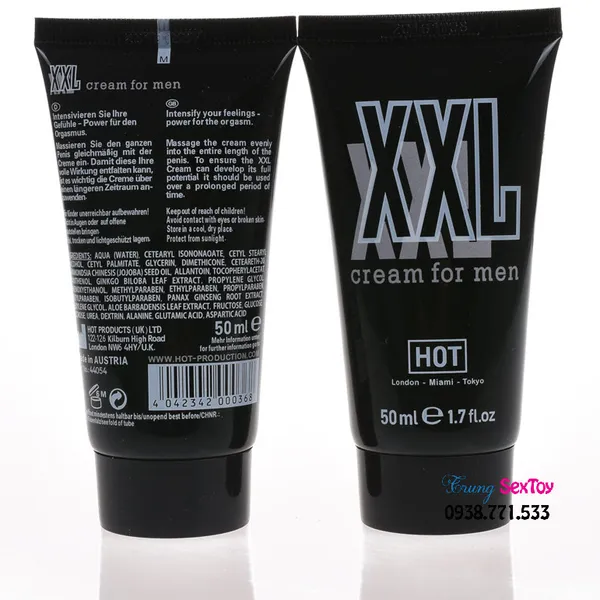 Gel làm to dương vật XXL cho phái mạnh thêm phần tự tin