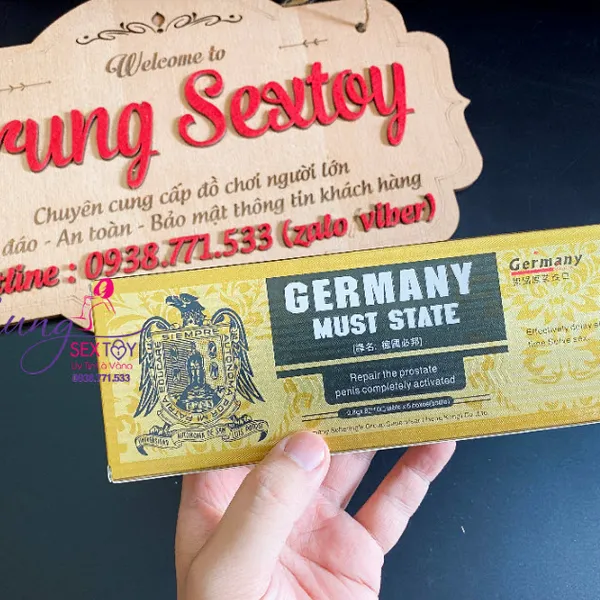 Lên đỉnh, làm chủ sức mạnh phái nam với GERMANY MUST STATE