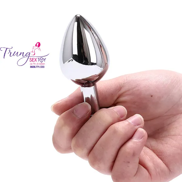 Kích thích mọi dòng cảm xúc với phích cắm hậu môn bằng thép này