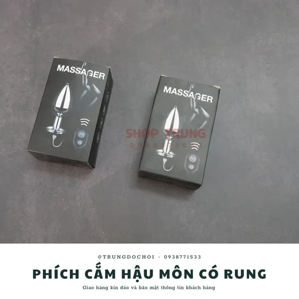 Trải nghiệm với siêu phẩm hậu môn kim loại điều khiển từ xa