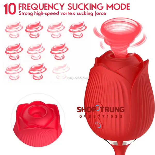 Khám Phá Đỉnh Cao Cùng Hoa Hồng Rung Hút Đa Năng Sextoy Đa Năng