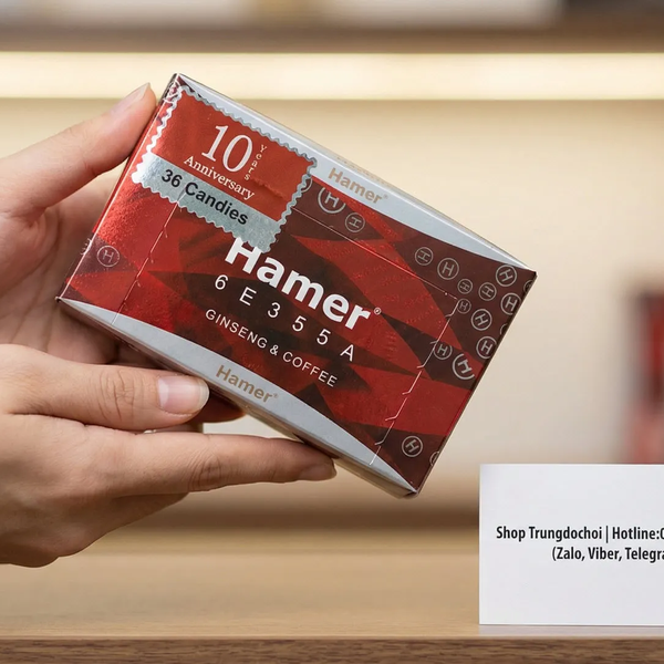 Kẹo Sâm Cafe Hammer 6E355A Chính Hãng Đánh Thức Bản Lĩnh Đàn Ông
