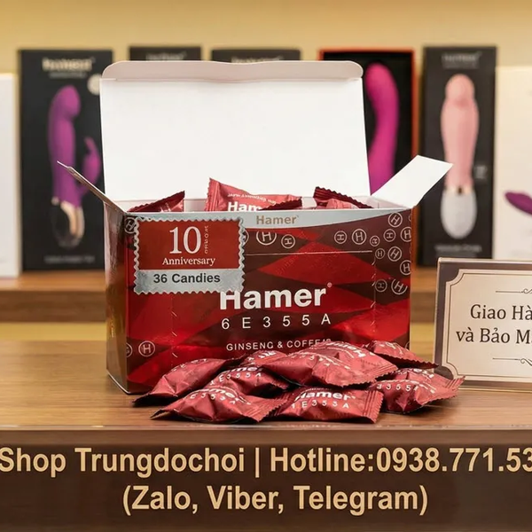 Kẹo Sâm Cafe Hammer 6E355A Chính Hãng Đánh Thức Bản Lĩnh Đàn Ông