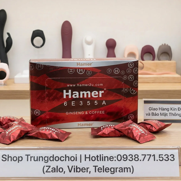 Kẹo Sâm Cafe Hammer 6E355A Chính Hãng Đánh Thức Bản Lĩnh Đàn Ông