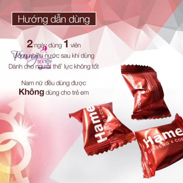 Kẹo Hamer chính hãng khiến chàng trở nên phong độ hơn