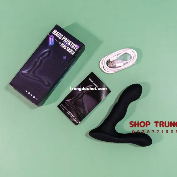 Dụng cụ massage hậu môn tiện lợi, kết nối App điều khiển từ xa.