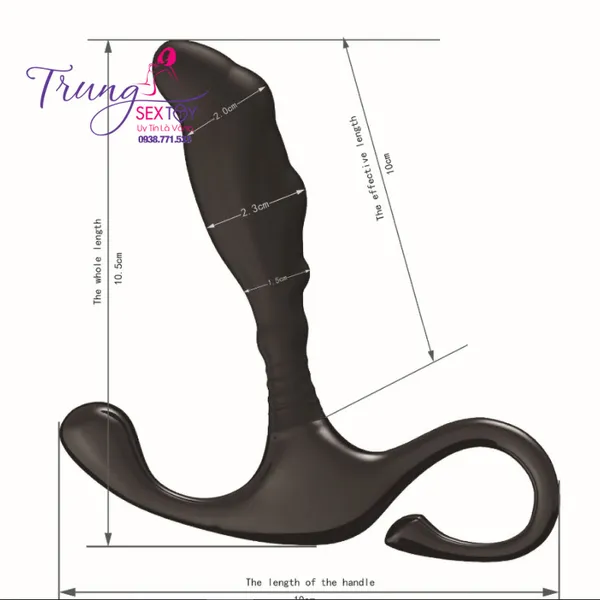 Sextoy Cầm Tay Không Rung Kích Thích Hậu Môn Cực Đã