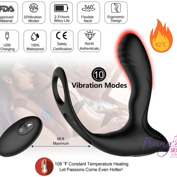 Máy rung massage tuyến tiền liệt 3 trong 1