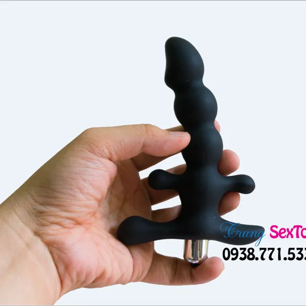 Kích Thích Hậu Môn Cầm Tay Có Rung  BLACK MON