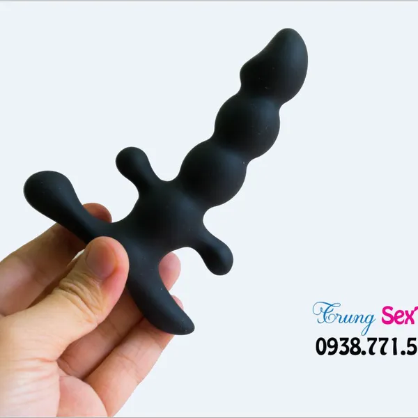 Kích Thích Hậu Môn Cầm Tay Có Rung  BLACK MON