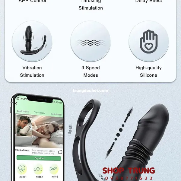 Kích Thích Hậu Môn Điều Khiển Bằng App Love Spouse