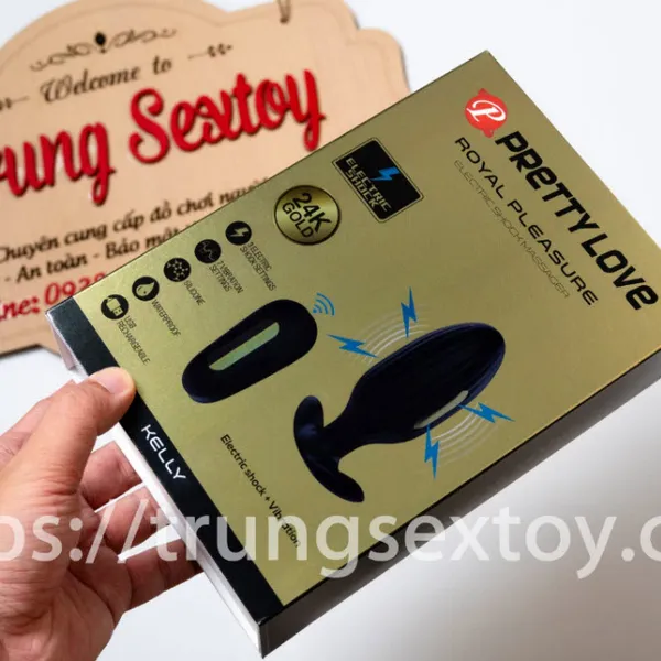 Kích thích hậu môn Pretty love Kelly rung siêu mạnh điều khiển từ xa