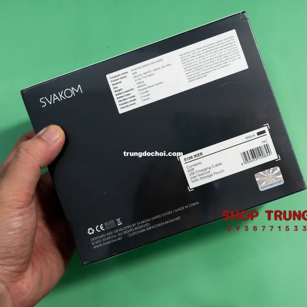 Trải nghiệm với dụng cụ massage hậu môn Svakom Iker