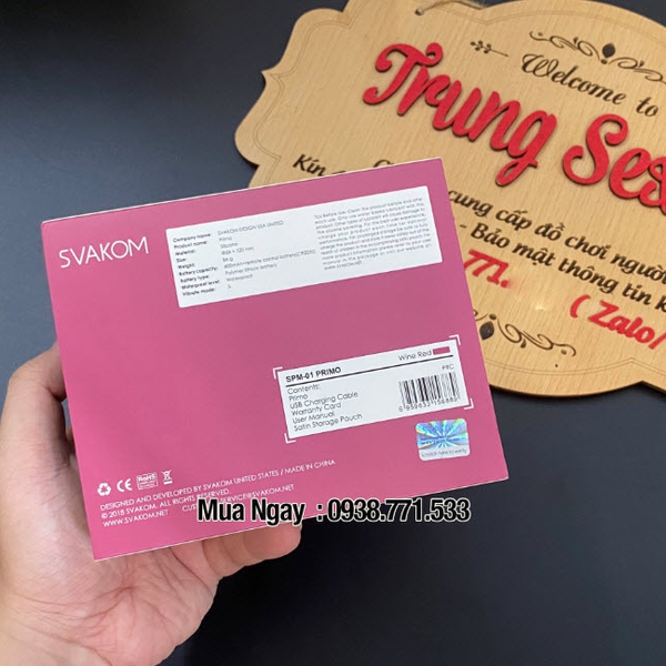 Svakom Primo que rung đầy kích thích