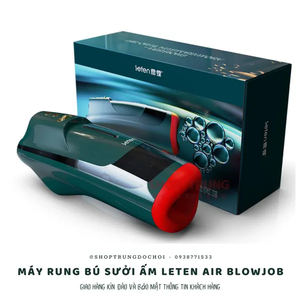 Air Blowjob Leten - Trải nghiệm số 1 với máy bú mút có nhiệt 