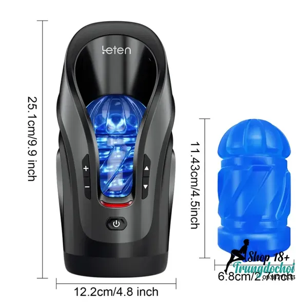 Máy Thủ Dâm Leten Cannon King Mini Công Nghệ Piston 600 Nhịp/Phút