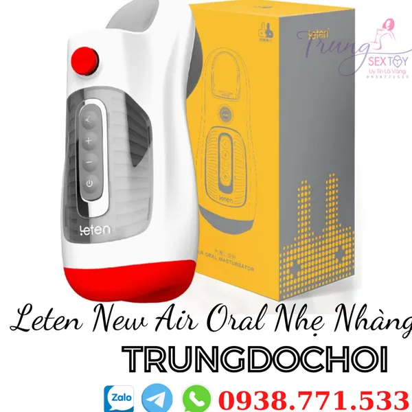 Tìm hiểu cốc thủ dâm chính hãng Leten New Air Oral