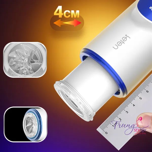 Máy thủ dâm rung thụt cực mạnh Leten Turbo dành cho nam 