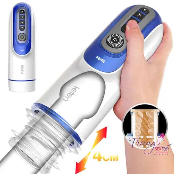 Máy thủ dâm rung thụt cực mạnh Leten Turbo dành cho nam 
