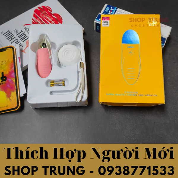 Trứng Rung Tình Yêu Điều Khiển Từ Xa Leten Surge Hàng Chính Hãng