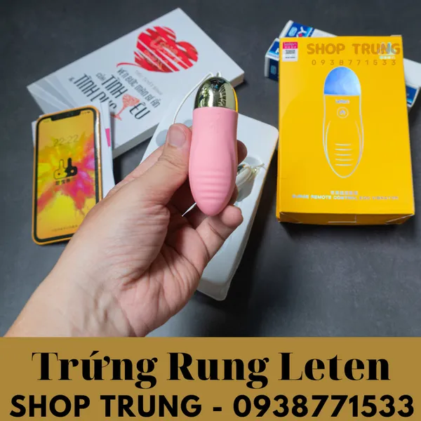 Trứng Rung Tình Yêu Điều Khiển Từ Xa Leten Surge Hàng Chính Hãng