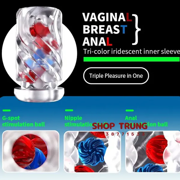 Máy thủ dâm Leten Zero Gravity Công Nghệ Piston Piston 550 SPM & Sưởi Ấm