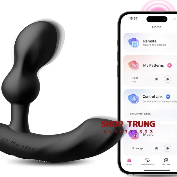 Lovense Edge 2 Máy Rung Hậu Môn Chạm Đỉnh Khoái Cảm