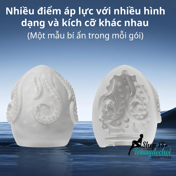 Lovense Kraken Cốc Thủ Dâm Mini Bỏ Túi Dạng Trứng 