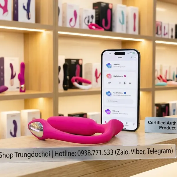 Lovense Lush Anal Plug Hậu Môn Rung Điều Khiển App Dành Cho Người Mới Bắt Đầu