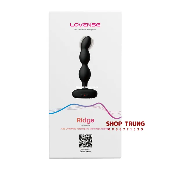 Lovense Ridge Máy Rung Hậu Môn Hàng Cao Cấp
