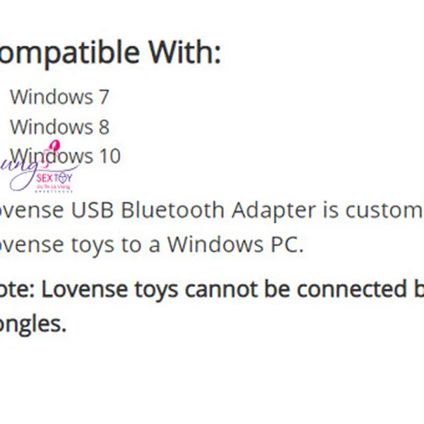 Lovense USB bluetooth adapter - Giúp kết nối đồ chơi Lovense với PC chạy Windows 1 cách dễ dàng 
