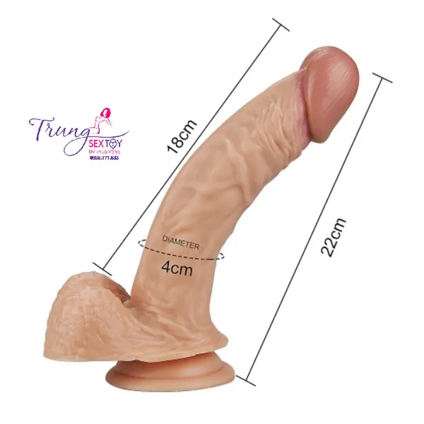 Dương vật giả Lovetoy 8.5 inch cong cao cấp tuyệt đỉnh