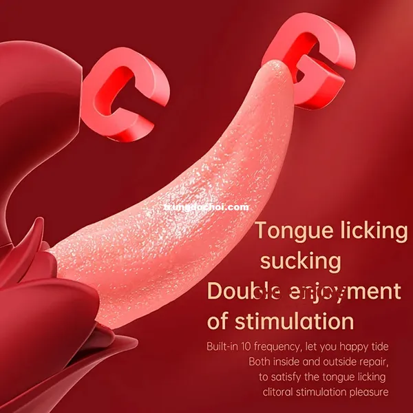 Lưỡi Rung Bú Mút 10 Chế Độ Kích Thích Điểm G