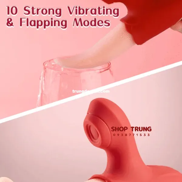 Lưỡi Rung Bú Mút 10 Chế Độ Kích Thích Điểm G