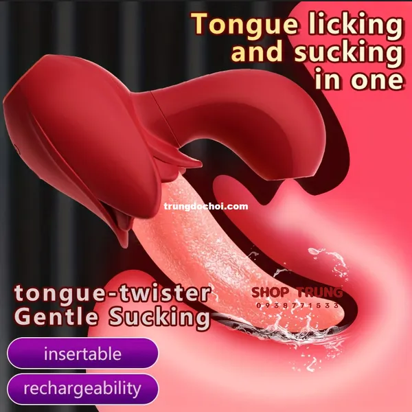 Lưỡi Rung Bú Mút 10 Chế Độ Kích Thích Điểm G
