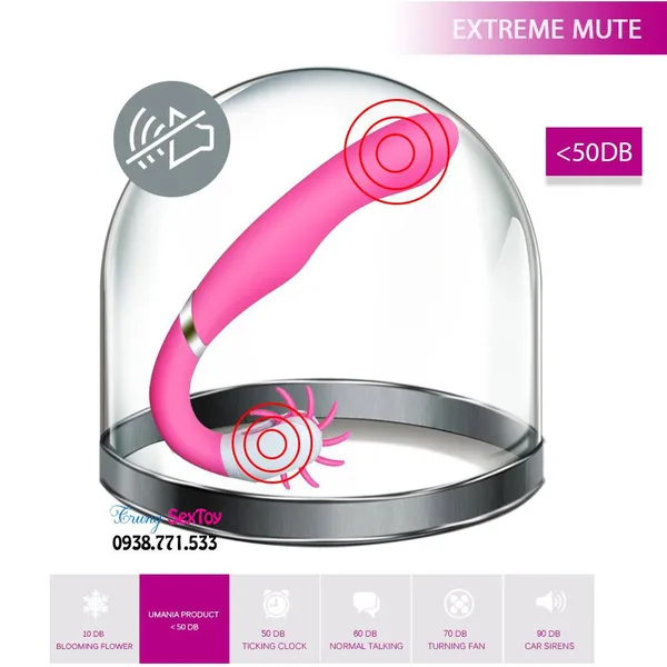 Dương Vật Giả Kèm Lưỡi Rung 10 Chế Độ Dành Cho Nữ