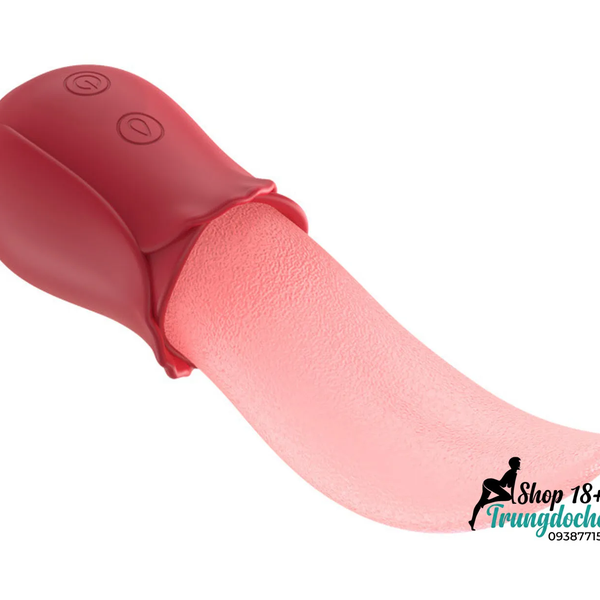 Máy Rung Liếm Điểm G Hình Hoa Hồng 10 Chế Độ Sextoy Quý Phái, Ngụy Trang Kín Đáo Tuyệt Đối
