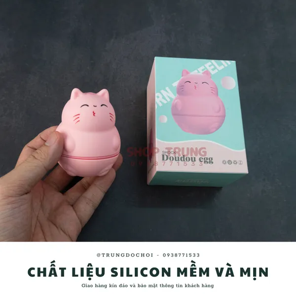 Lưỡi rung mini bé mèo 10 chế cực phê