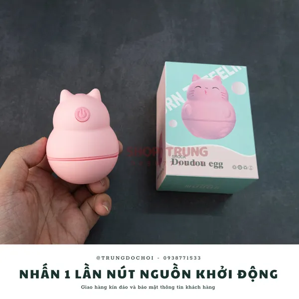 Lưỡi rung mini bé mèo 10 chế cực phê