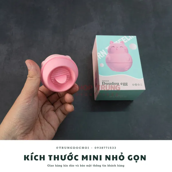 Lưỡi rung mini bé mèo 10 chế cực phê